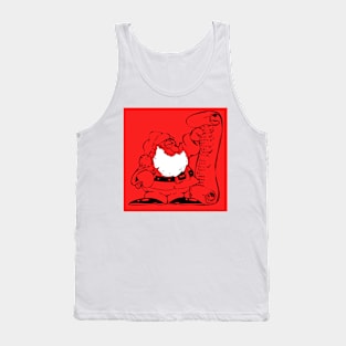 Christmas Santa Tank Top